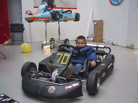 Malthe - a racing driver 'wanna-be'.
(Foto: Motorsporten.dk)